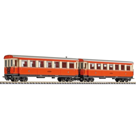 Liliput 340508 - Zestaw 2 wagonów pasażerskich B4ip/s 30 i 31, Zillertalbahn, Ep.IV