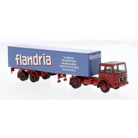 Brekina 78164 - MAN F7 z naczepą skrzyniową Flandria