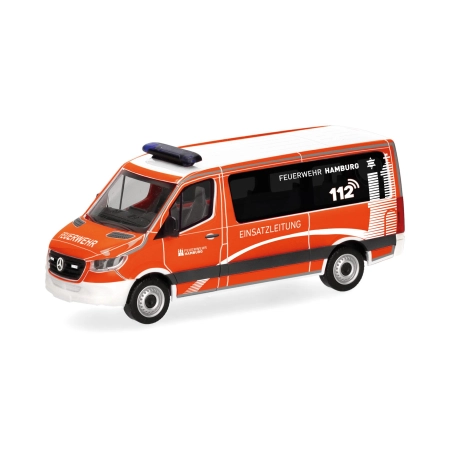 Herpa 098830 - MB Sprinter '18 ELW „Straż pożarna Hamburg/kierownictwo akcji ratowniczej”