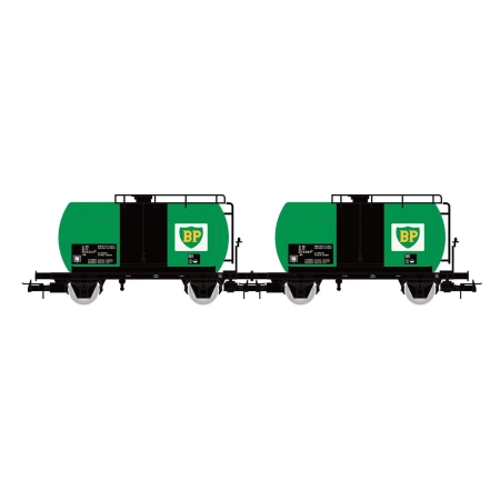Rivarossi HR6567 - Zestaw 2 wagonów cystern, FS, Ep.IV „BP”