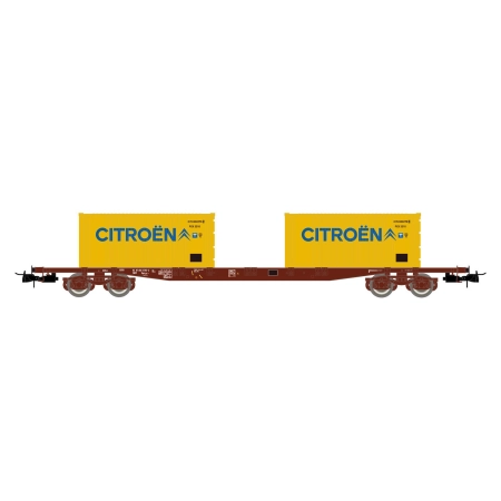Jouef HJ6242 - Wagon kontenerowy Sgss z kontenerem 45' 'Citroën', SNCF, Ep.IV