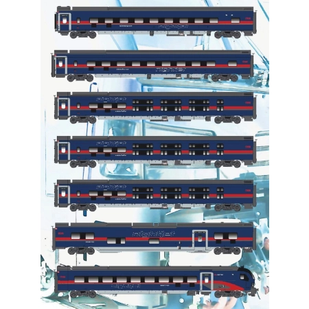 L.S. Models MW2403-DC - Zestaw 7 wagonów nocnych DANI ÖBB Nightjet, Ep.VI