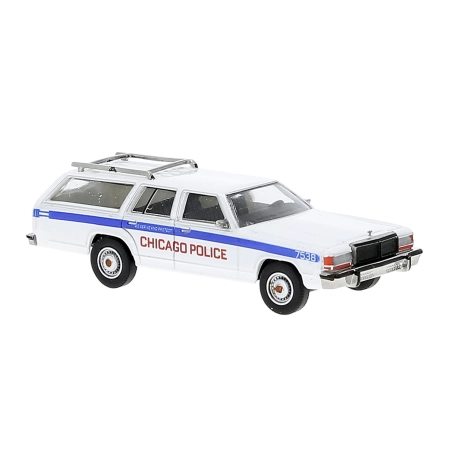 Brekina 19632 - Ford LTD Station Wagon Chicago Police