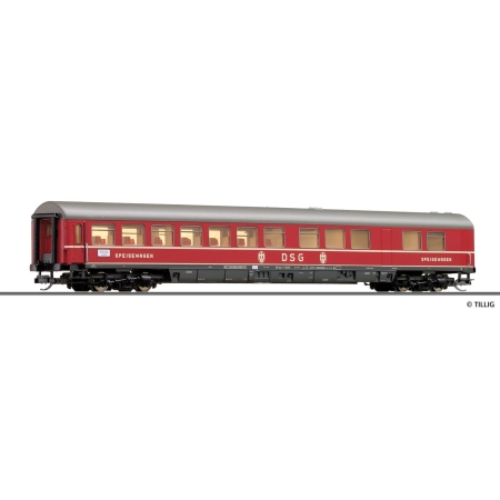 Tillig 16598 - Wagon restauracyjny „DSG” WR4üm-64, DB, Ep.III