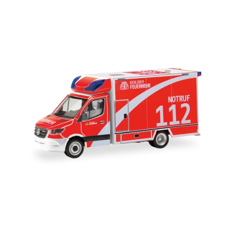 Herpa 098953 - Mercedes-Benz Sprinter '18 karetka pogotowia „Straż pożarna Berlina”