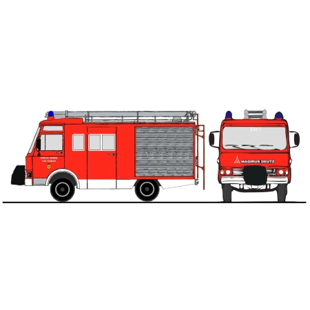 Loewe 4057 - Magirus Deutz 'Zeta' 90 M 5 - LF 8, FW Eschweiler