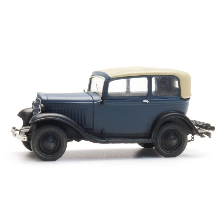 Artitec 387.646 - Opel P4 z zamkniętym dachem, niebieski