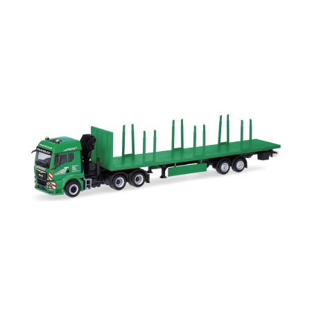 Herpa 320368 - MAN TGS TM z naczepą z ranami „Trost”