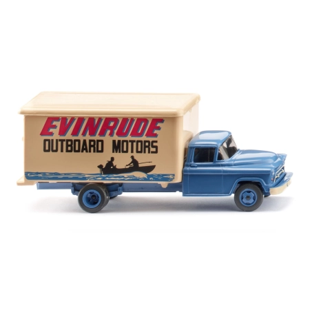 Wiking 044402 - Ciężarówka skrzyniowa (Chevrolet) „Evinrude”