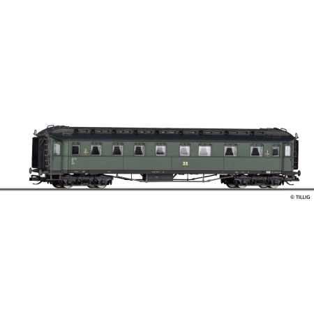 Tillig 12003 - Wagon pasażerski AB4ü, 1/2 klasa, DR, Ep.III