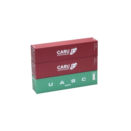 igra 98010086 - Zestaw 3 kontenerów 40' 'Caru + UASC'