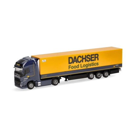Herpa 316798 - Volvo FH GL XL 2020 Electric Kühlkoffer-Sattelzug "Dachser Food Logistics"