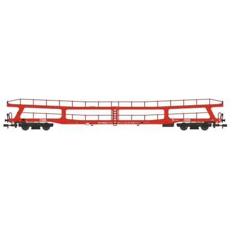 Hobbytrain H24611 - Zestaw 2 wagonów transportowych DDm915, ÖBB, Ep.VI