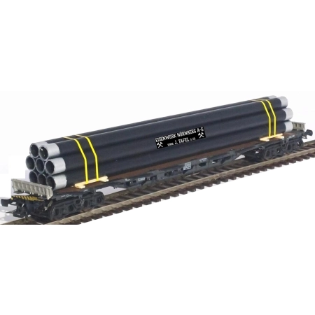 Loewe 2457 - Ładunek rur żelaznych „TAFELWERK NÜRNBERG”, 200 mm