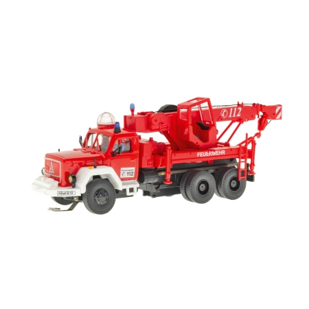 Viessmann 8051 - CarMotion straż pożarna MAGIRUS DEUTZ 3-osiowy żuraw ratowniczy