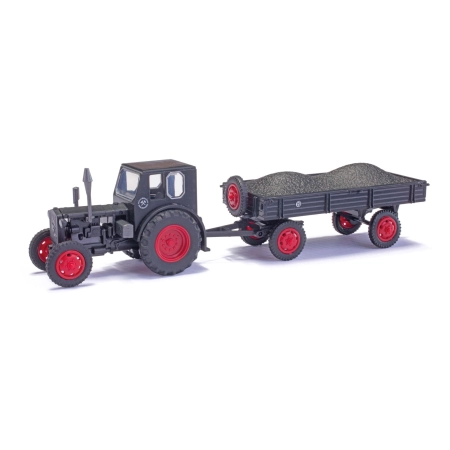 Busch 210006433 - Traktor  Pionier RS 01 'VEB Kohlenhandel' z przyczepą T4, rok 1949