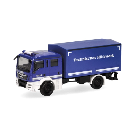 Herpa 098533 - MAN TGM MzKW (ciężarówka wielofunkcyjna) „THW”