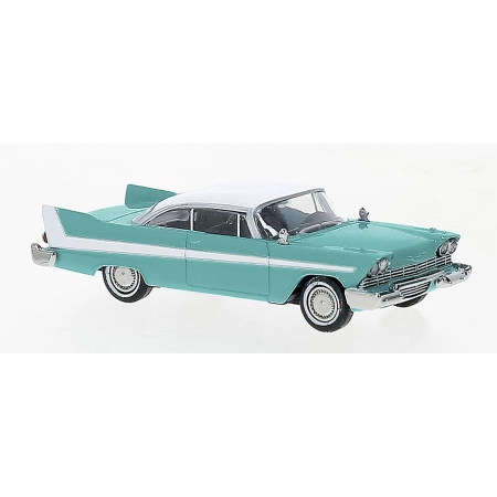 Brekina 19679 - Plymouth Fury, niebiesko-biały