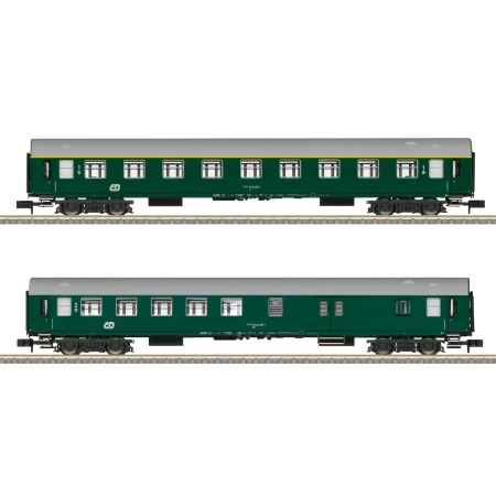 Trix 18251 - Zestaw 2 wagonów pasażerskich Y-B/70, CD, Ep.V