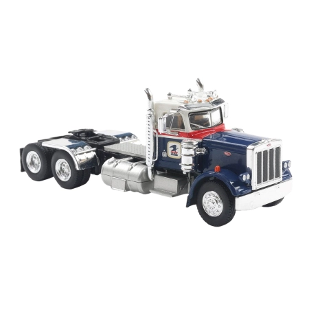 Brekina 85723 - Peterbilt 359 krótka ciężarówka z naczepą US-Mail