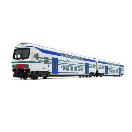 Lima HL5056 - Zestaw 2 dodatkowych wagonów dla pociągu wieloczłonowego „DPR”, FS, Ep.VI