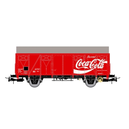 Jouef HJ6254 - Wagon towarowy kryty G4 „Coca Cola”, SNCF, Ep.IV