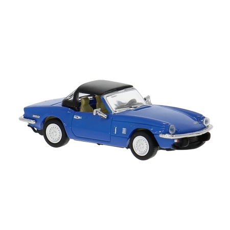 Brekina 15178 - Triumph Spitfire w kolorze niebieskim.