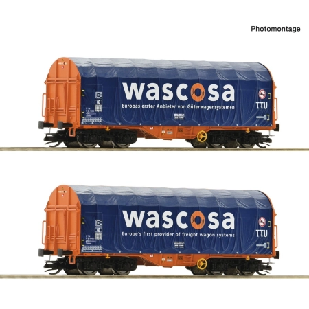Roco 6680006-2 - Wagon z przesuwaną plandeką Shimmns, Wascosa, Ep.VI