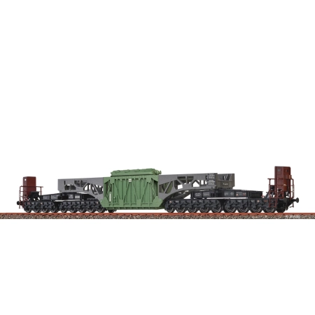 Brawa 51276 - Wagon towarowy platforma  SSt125 "RWE", DB, Ep.III