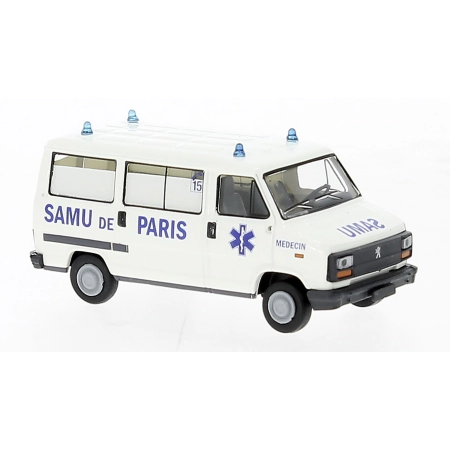 Brekina 34915 - Peugeot J5 Bus, Samu de Paris (FR), 1982
