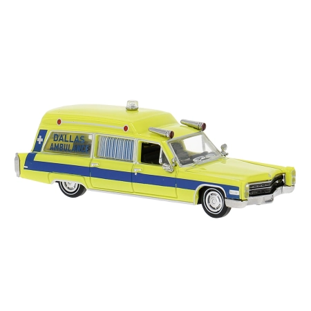 Brekina 19779 - Cadillac Miller Meteor Ambulance z Dallas