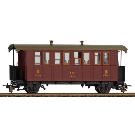 Bemo 3002800 - Wagon pasażerski 111, 3 klasa, K.W.St.E., Ep.I