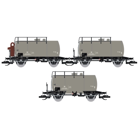 Saxonia 120151 - Zestaw 3 wagonów cystern „Deutz”, DB, Ep.III