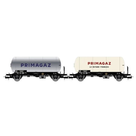 Jouef HJ6264 - Zestaw 2 wagonów cystern „Primagaz”, SNCF, Ep. III