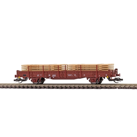 Busch 31518 - Wagon platforma z kłonicami Ks [3300], DR, Ep.IV