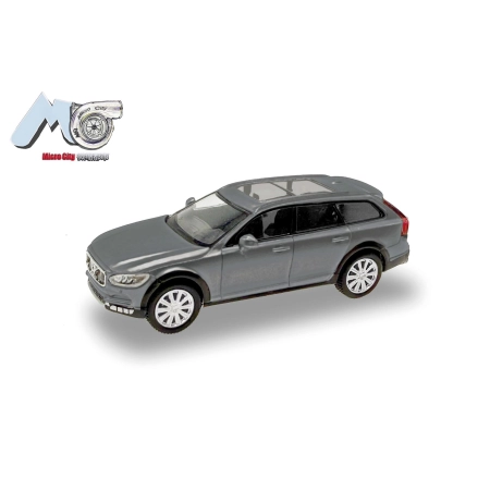 Herpa 87MC000031 - MicroCity: Volvo V90, szara (od 2017)