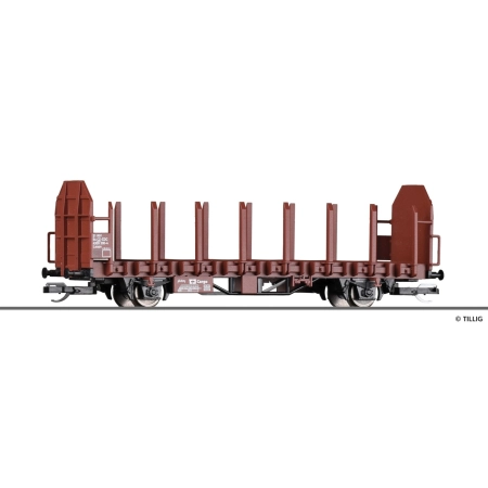 Tillig 14603 - Wagon towarowy platforma Laaps z kłonicami, CD, Ep.VI