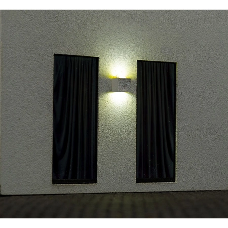 Viessmann 6026 - Lampa ścienna nowoczesna, LED ciepła biel
