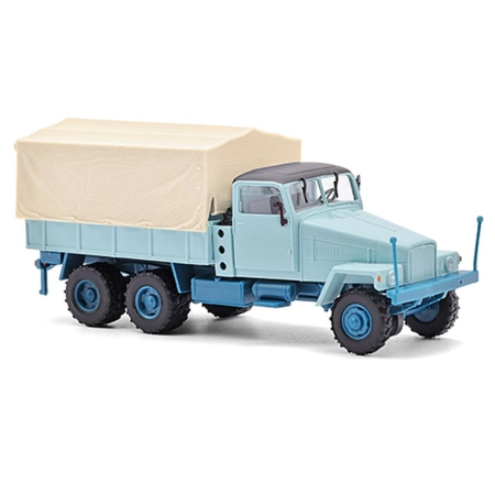 Busch 51516 - IFA G5´56 z platformą/plandeką, turkusowy