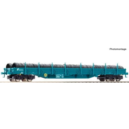 Roco 6600185 - Wagon towarowy platforma Res, FS, Ep.V-VI