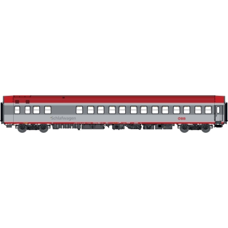 L.S. Models 47087 - Wagon sypialny WLABmz AB32s, ÖBB, Ep.VI