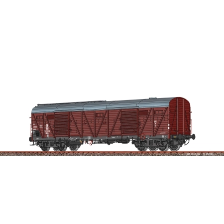 Brawa 51267 - Wagon towarowy kryty GGrhs, DR, Ep.III