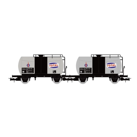 Rivarossi HR6565 - Zestaw 2 wagonów cystern, FS, Ep. III „Total”