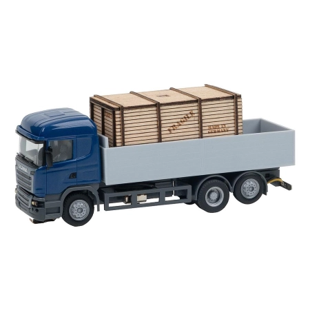 Faller 161325 - Car System Digital Ciężarówka Scania R 13 HL z platformą i skrzynią drewnianą (HERPA)