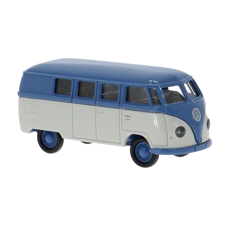Brekina 31034 - VW T1a Kombi szary/niebieski