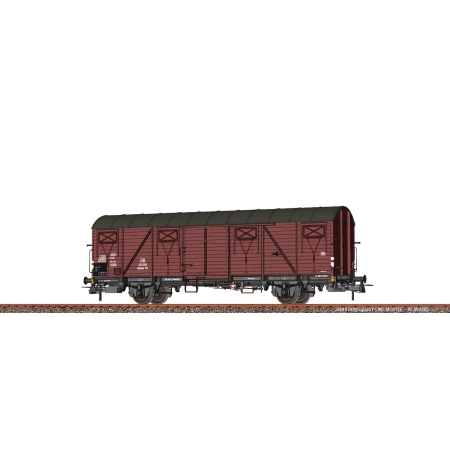 Brawa 51292 - Wagon towarowy kryty Glmehs50, DB, Ep.III