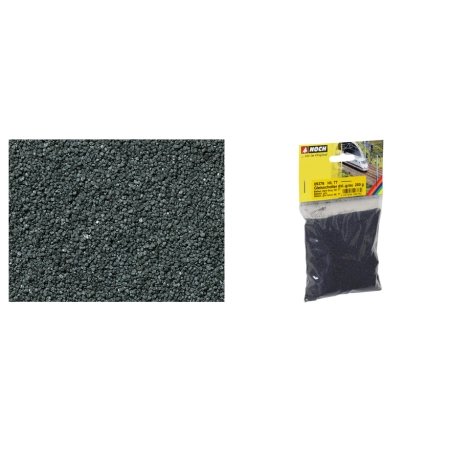Noch 09376 - Posypka szutrowa ciemnoszara. 250 g, C-tory.