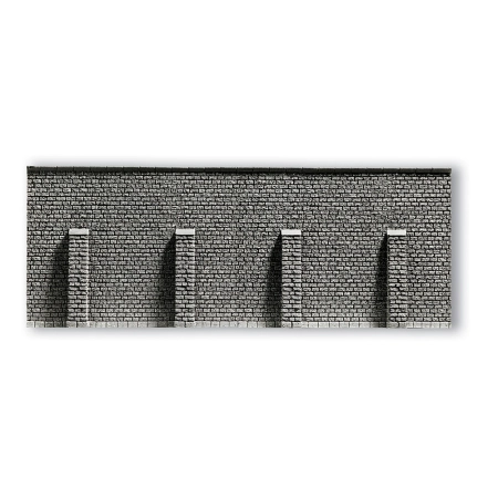 Noch 34856 - Mur oporowy z przyporami, 19,8 x 7,4 cm