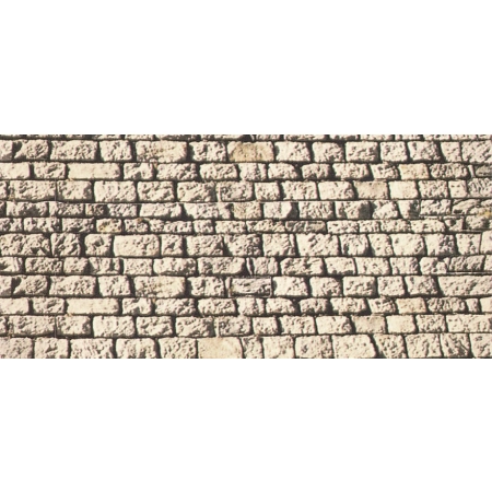 Noch 57560 - Karton modelarski, mur z kamiennej cegły, 32x15cm