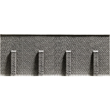 Noch 58057 - Mur oporowy z przyporami, 66,8x12,5cm